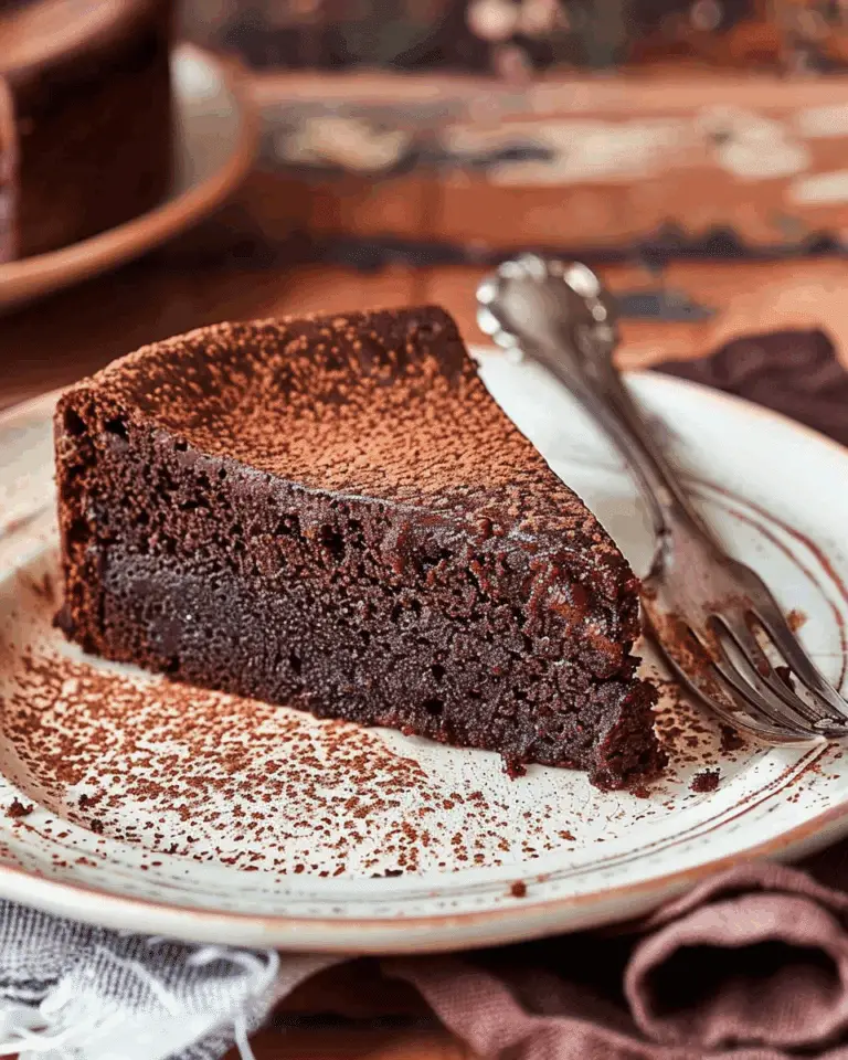 Chocolate Almond Yogurt Cake (No Flour, Gluten-Free)