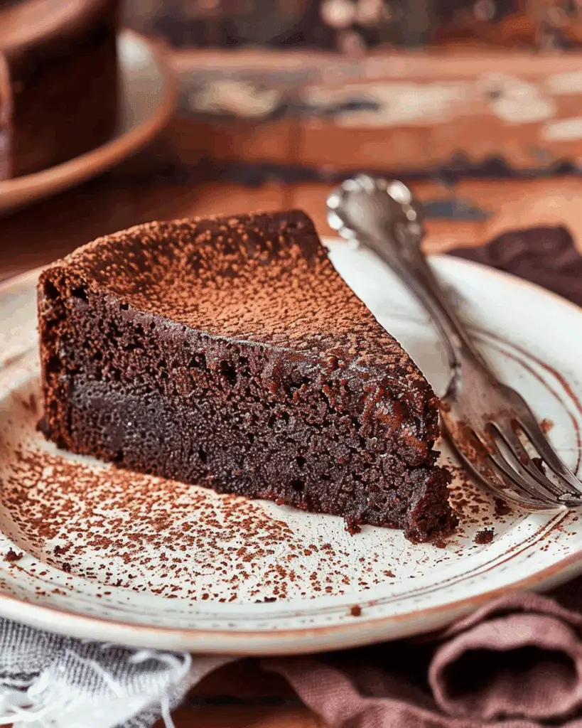 Chocolate Almond Yogurt Cake (No Flour, Gluten-Free)