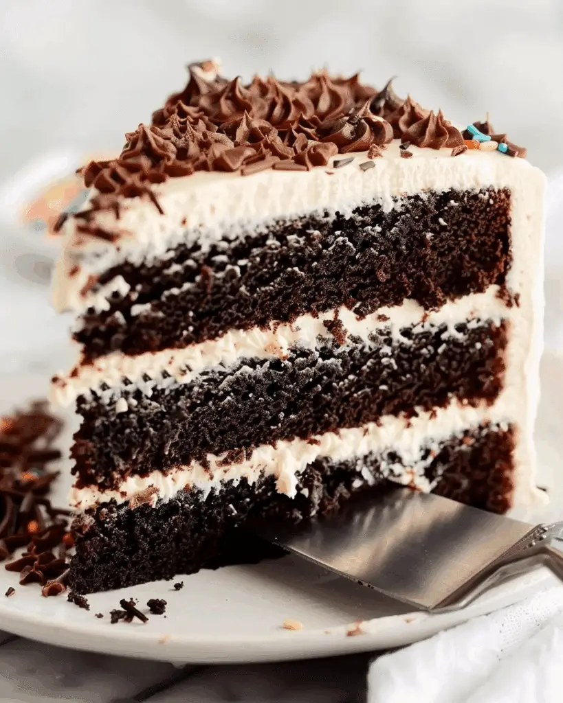 Chocolate Cake with Vanilla Buttercream