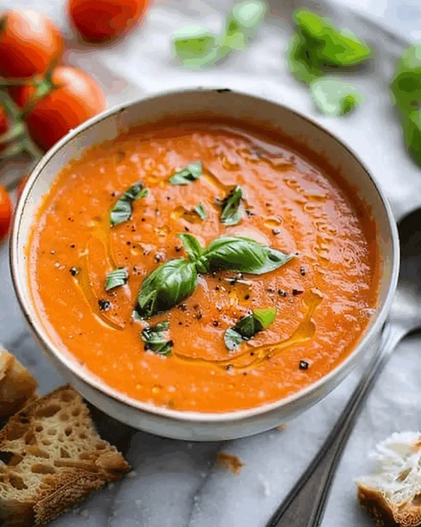 Creamy Tomato Basil Soup