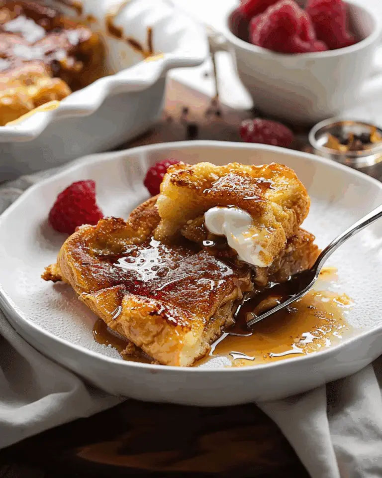 Decadent Crème Brûlée French Toast Casserole