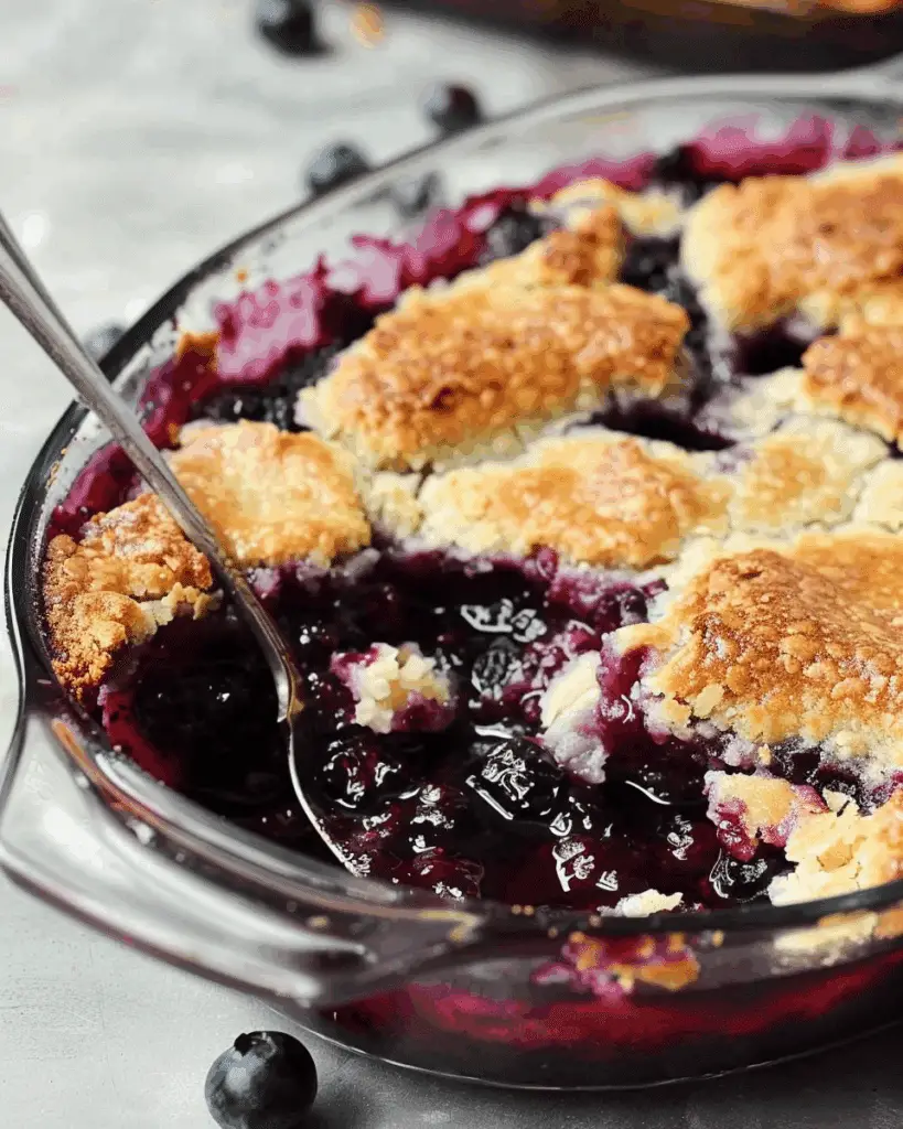 Easy Blueberry Cobbler