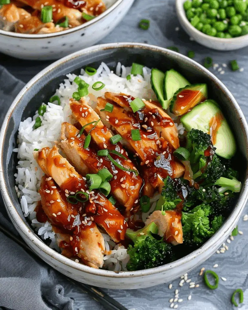 Easy Teriyaki Chicken Bowl