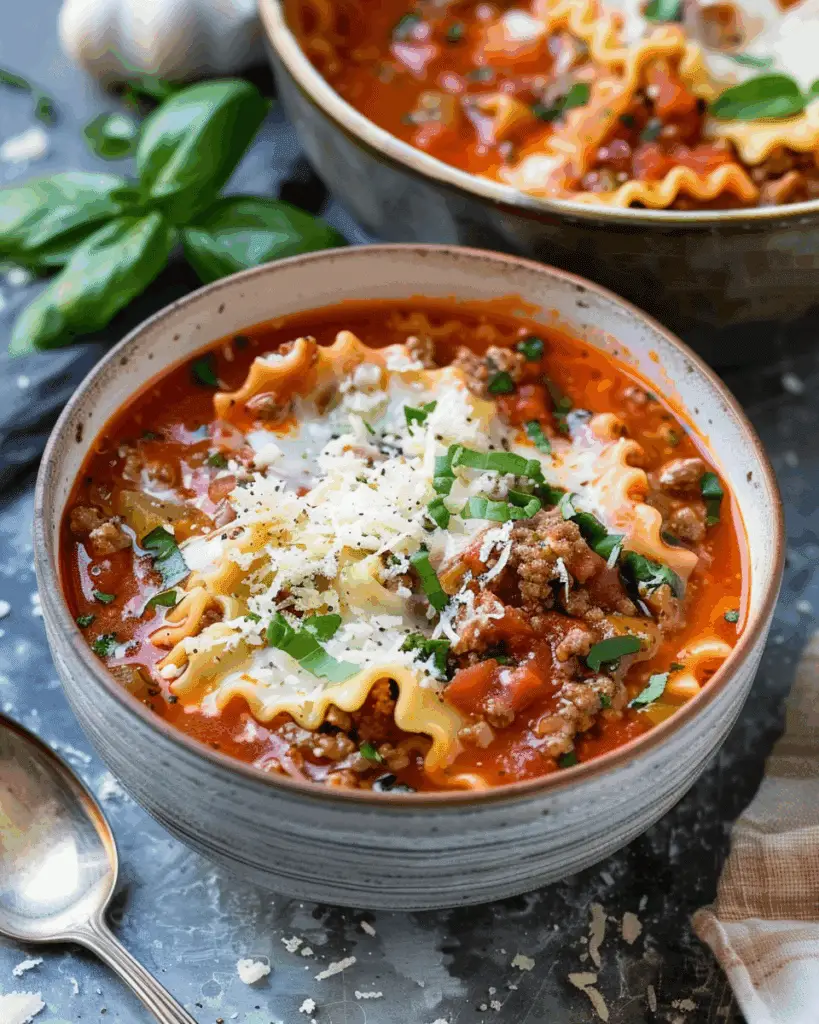 Lasagna Soup
