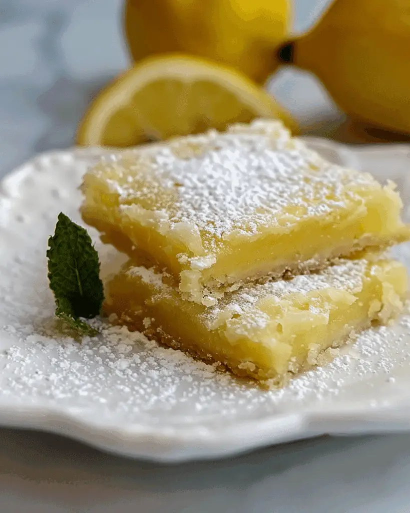 Limoncello Lemon Bars