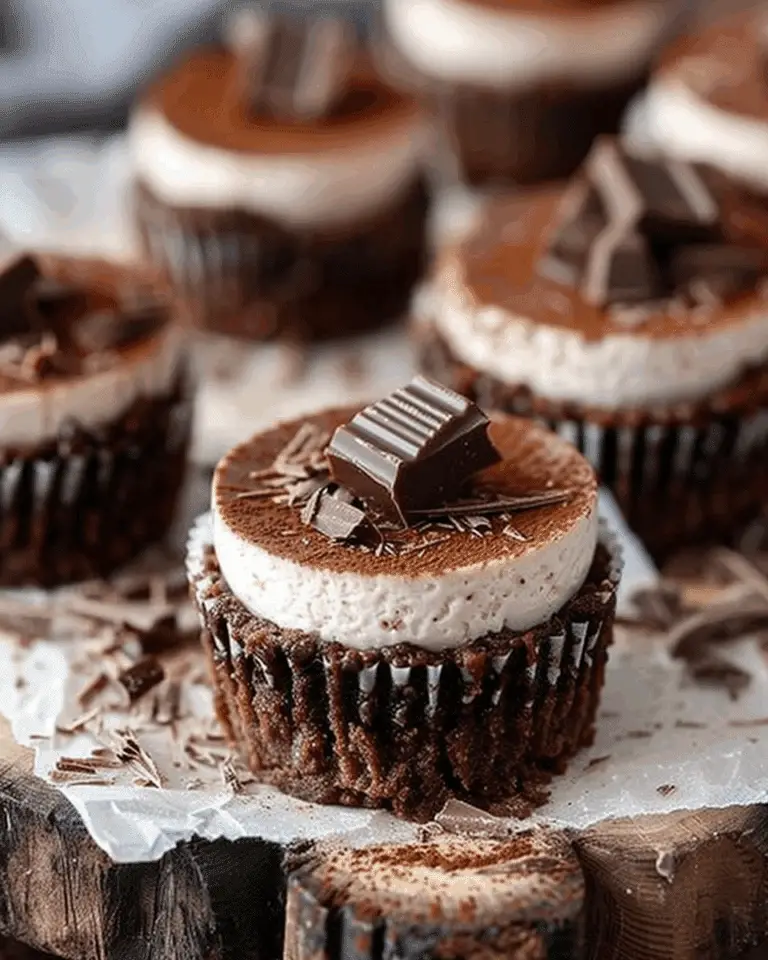 Mini Chocolate Cheesecake Bites