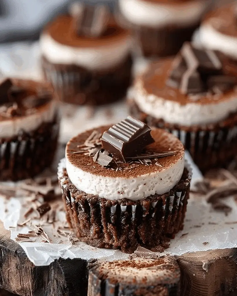 Mini Chocolate Cheesecake Bites