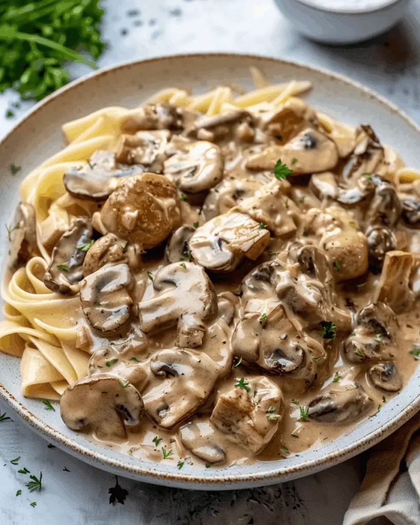 Mushroom Stroganoff