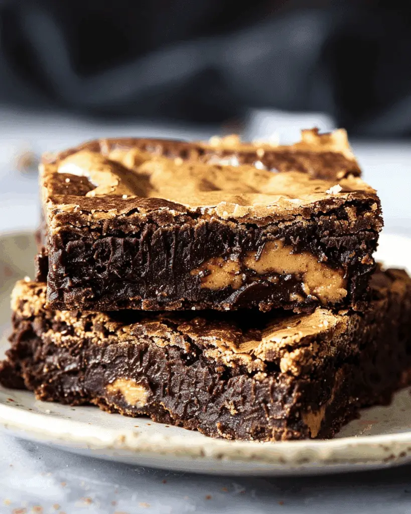 Peanut Butter Fudge Brownies