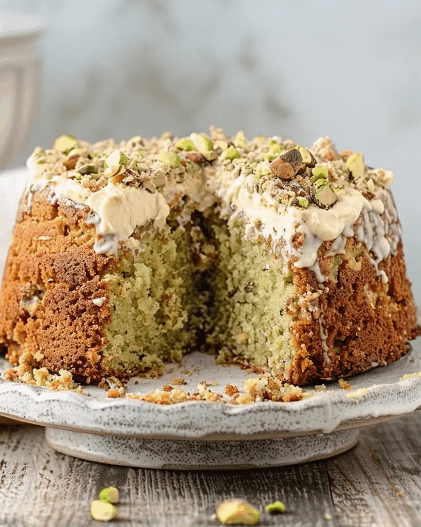 Pistachio Coffee Cake