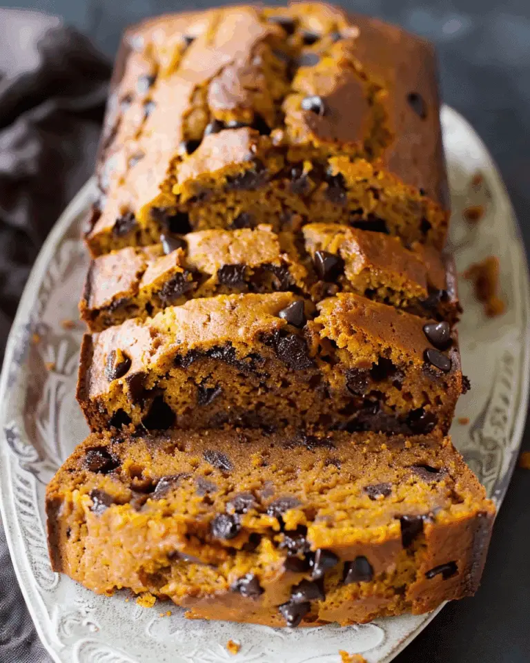 Pumpkin Chocolate Chip Bread