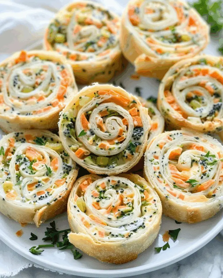 Vegan Veggie Pinwheels with Broccoli and Carrots