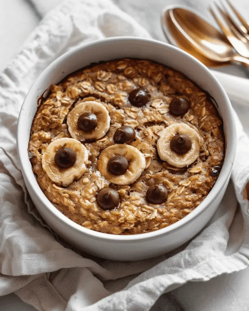 Banana Bread Baked Oats