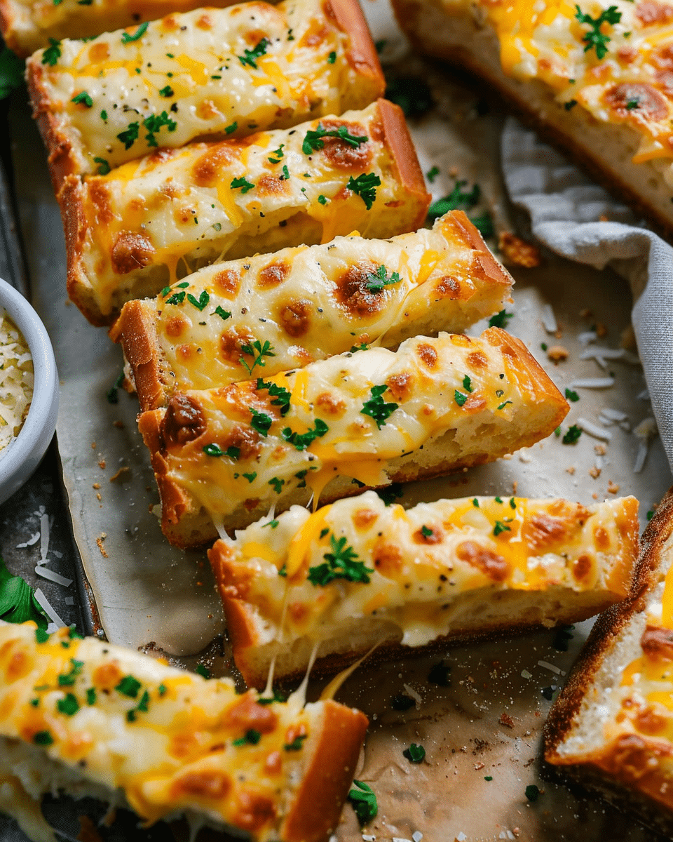 Log Bread Best Cheesy Garlic Bread - Cooking With Blog