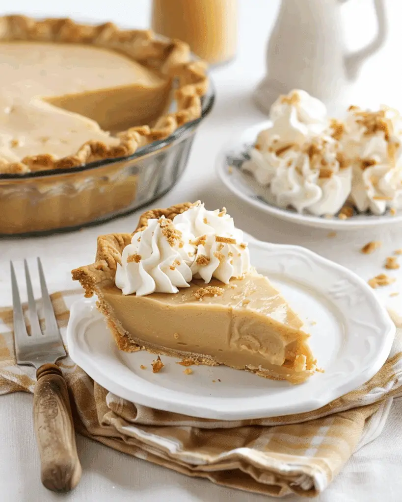 Butterscotch Custard Pie