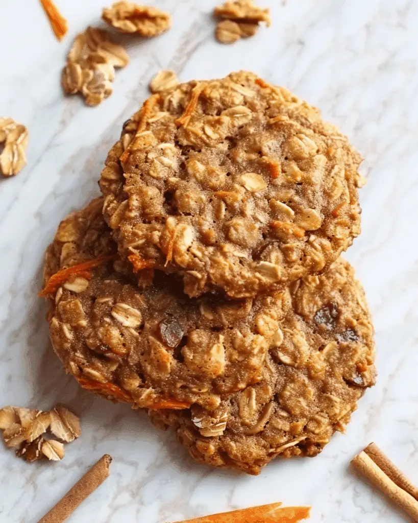 Carrot Cake Oatmeal Cookies