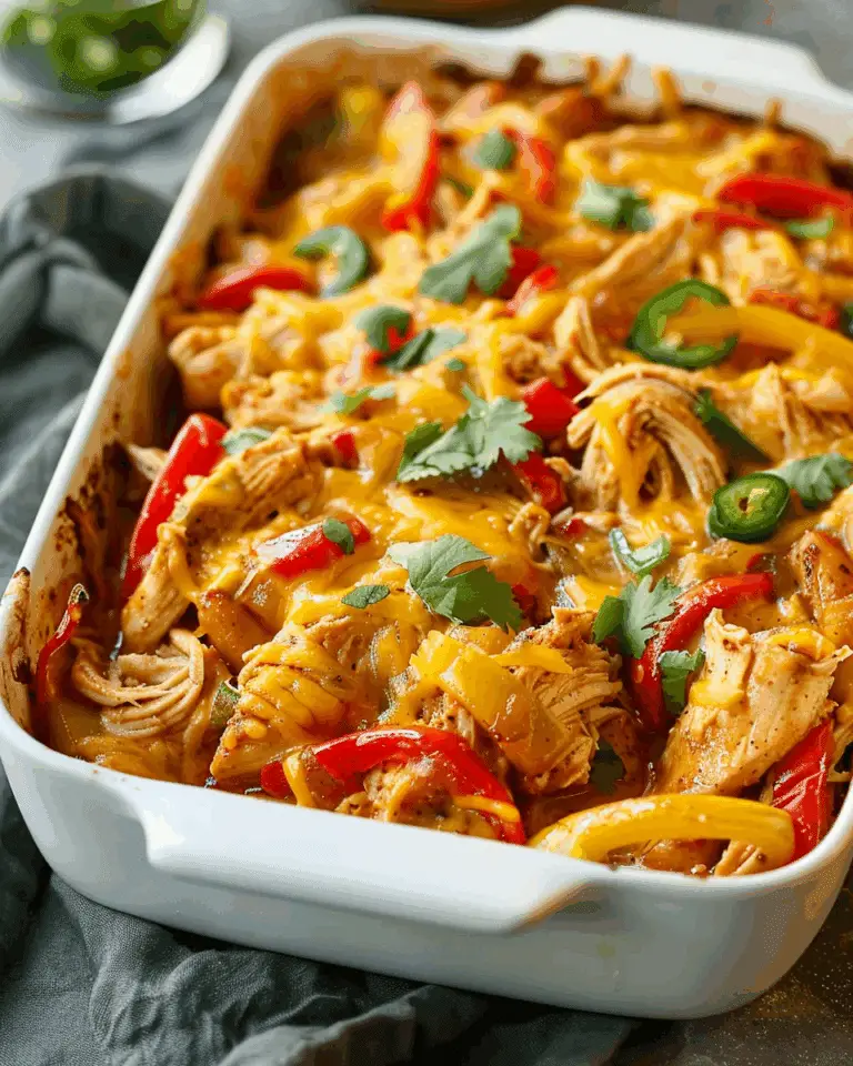 Chicken Fajita Casserole