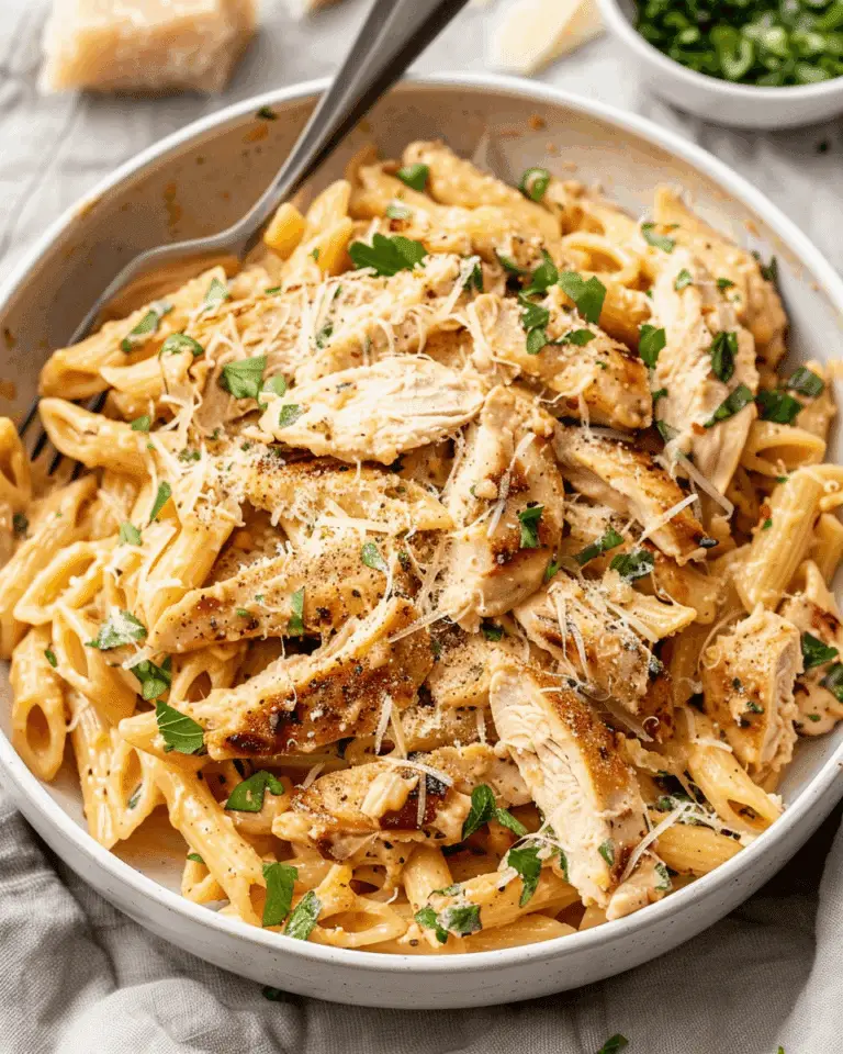 Chicken Garlic Parmesan Pasta
