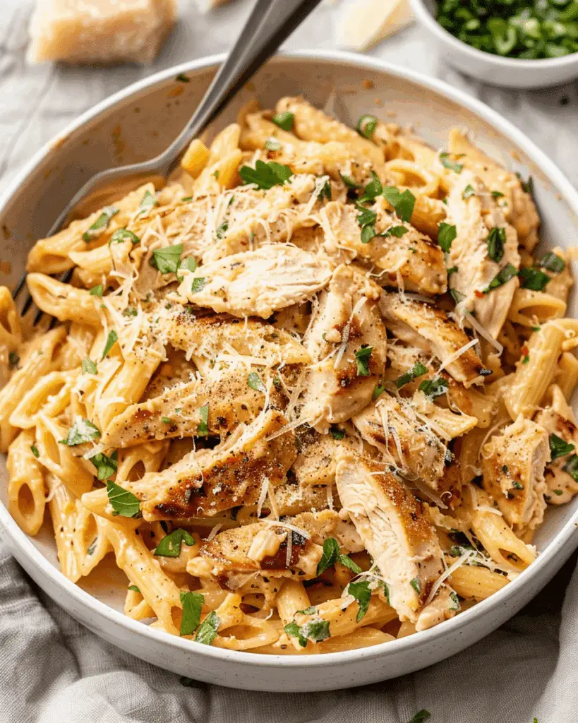 Chicken Garlic Parmesan Pasta