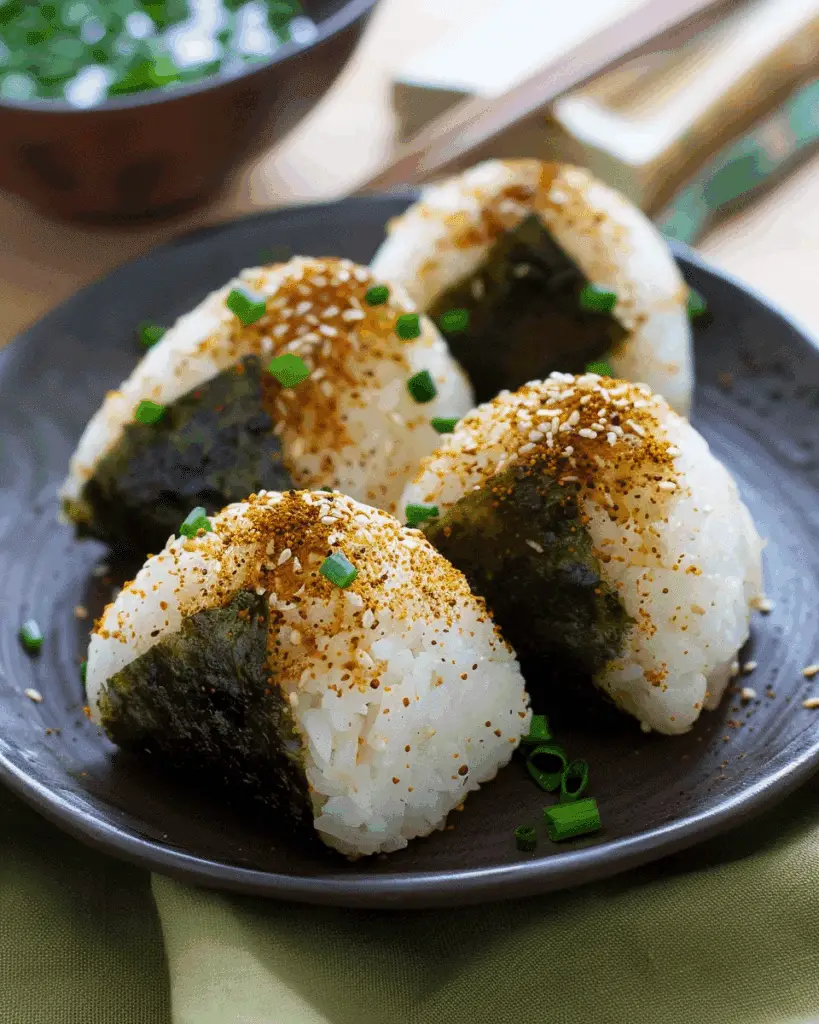 Chicken Onigiri (Japanese Rice Balls)