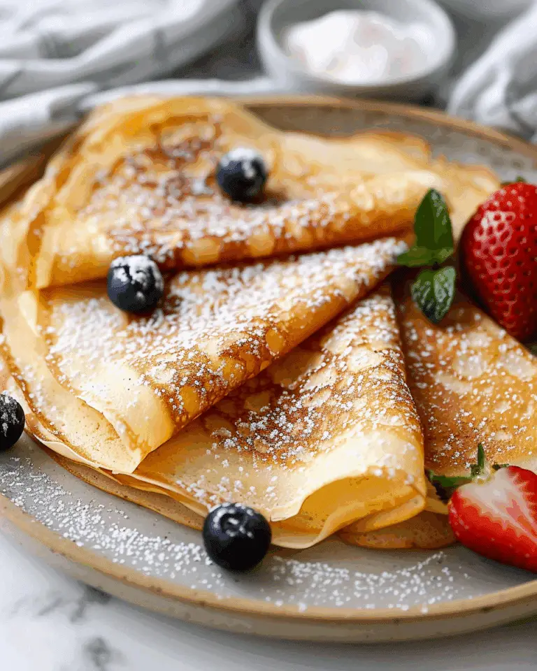 Classic French Crepes