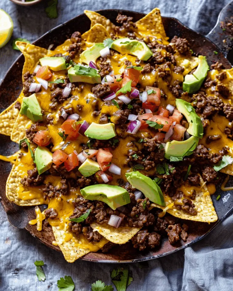 Easy Cheesy Beef Nachos