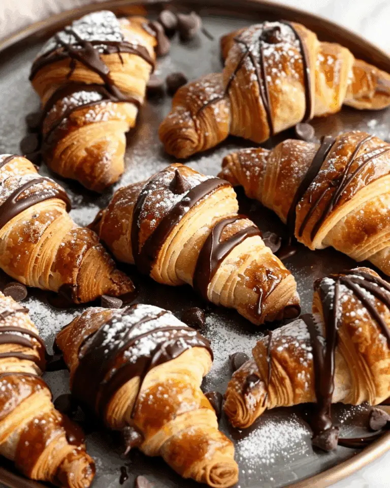 Easy Chocolate Crescents