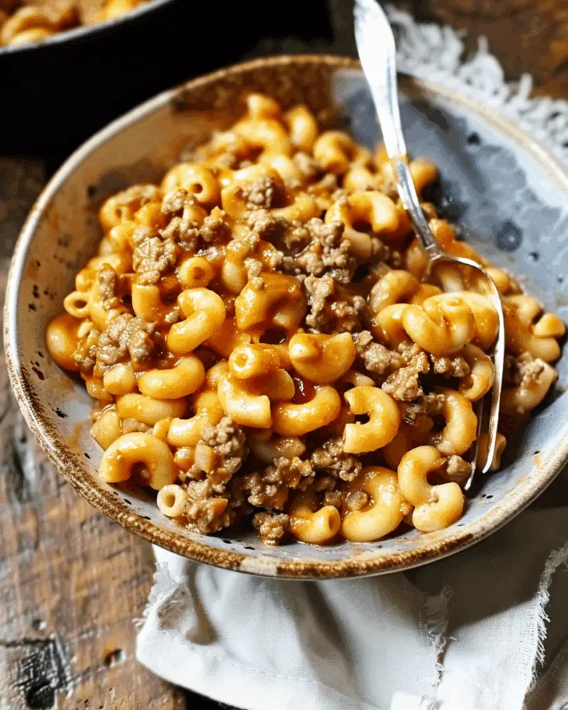 Easy Homemade Hamburger Helper