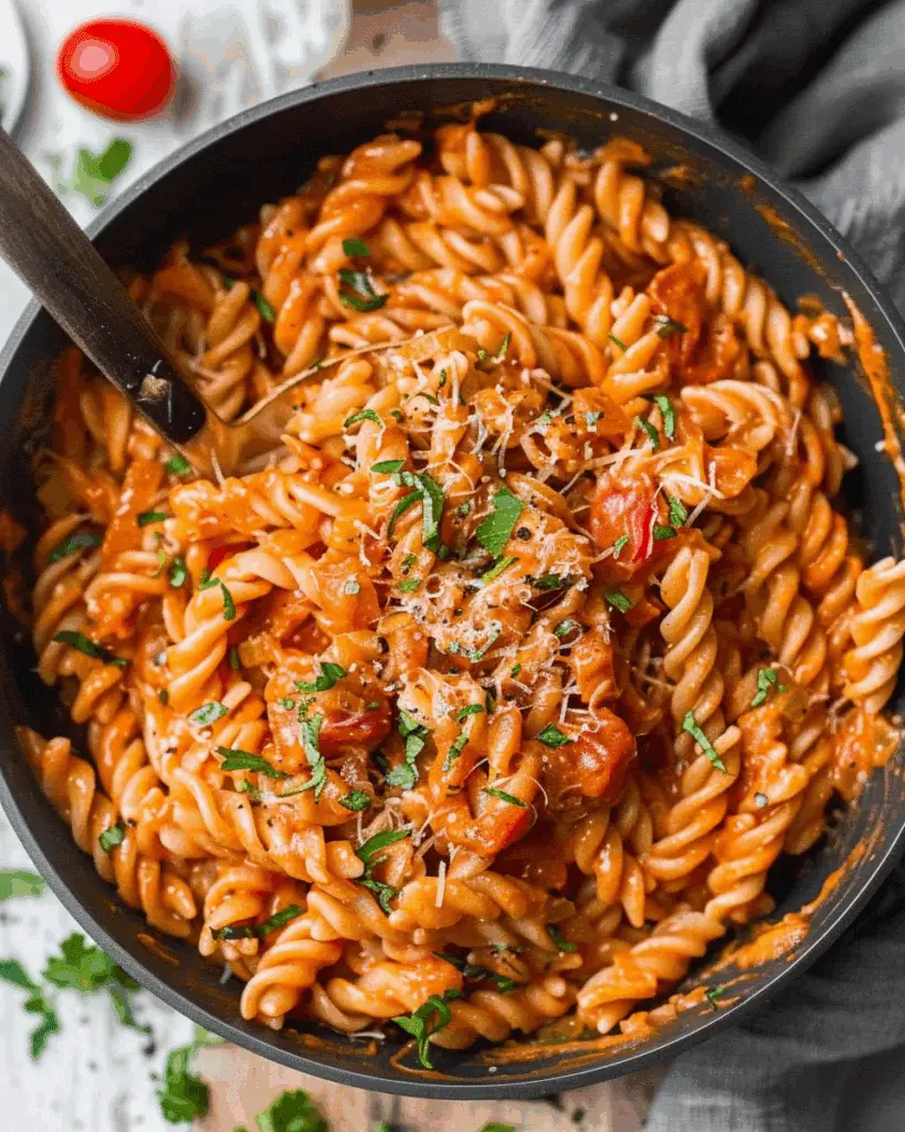 Easy One Pot Creamy Tomato Pasta