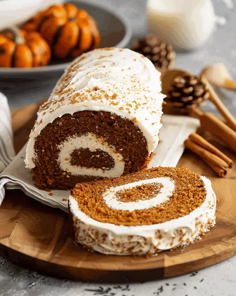 Easy Pumpkin Roll Cake