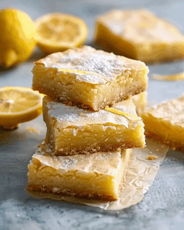Fudgy Lemon Brownies