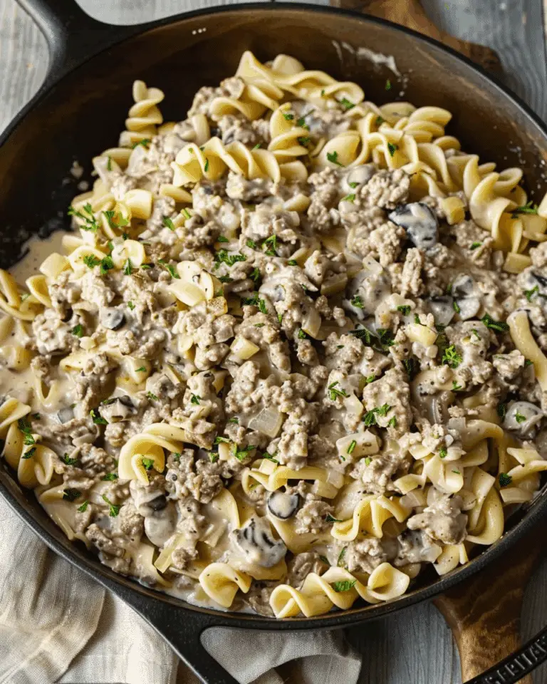 Ground Beef Stroganoff
