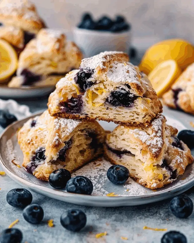 Lemon Blueberry Scones