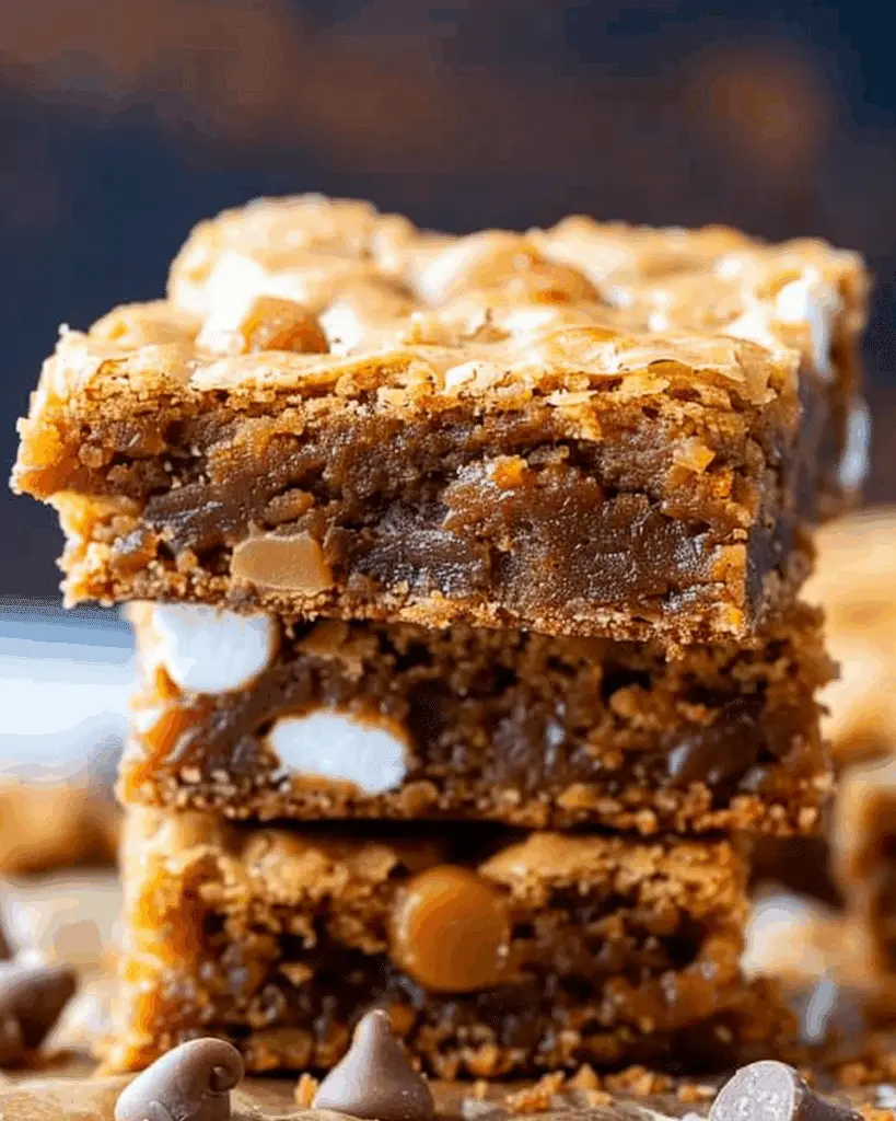 Marshmallow Butterscotch Blondies