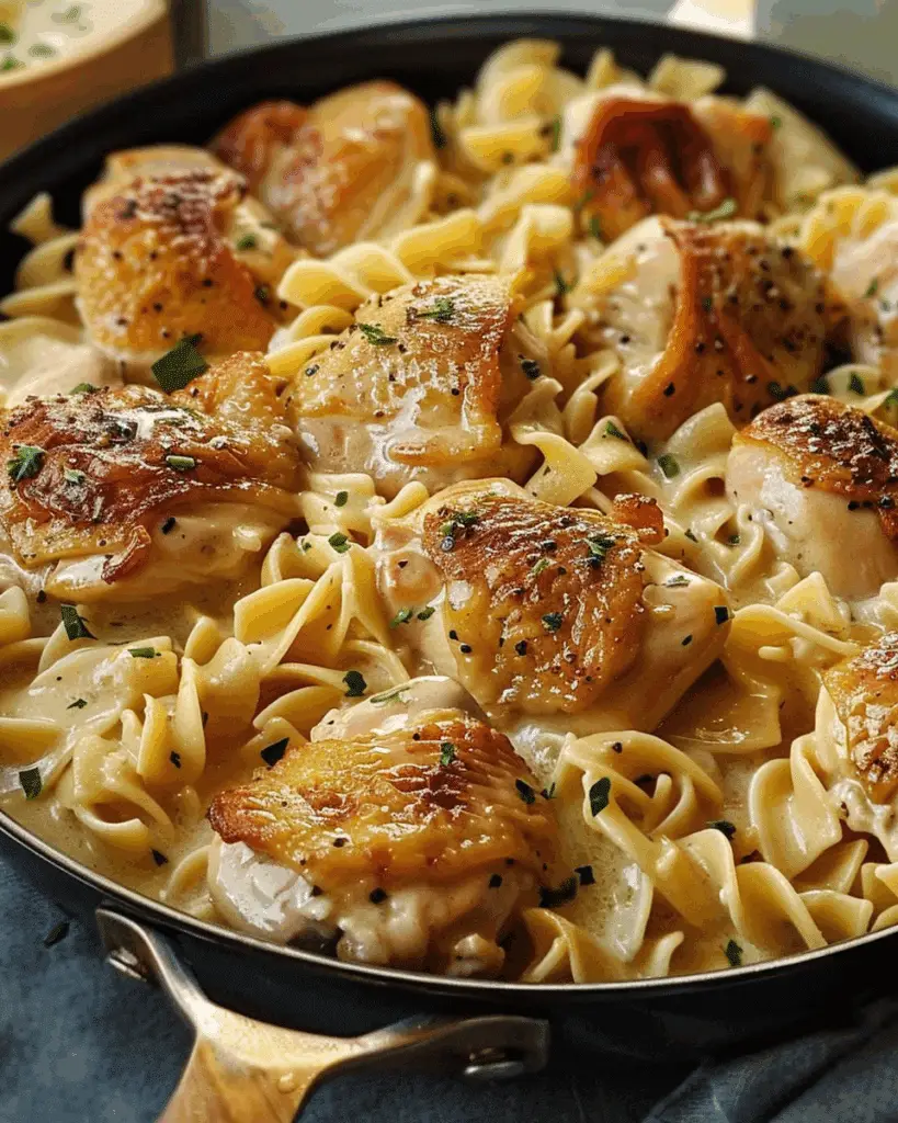 One-Pan Chicken with Buttered Noodles