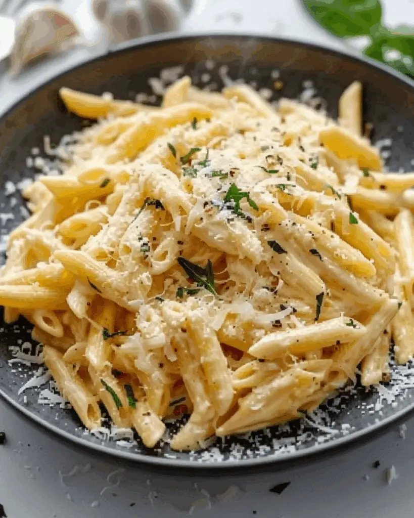 One Pot Creamy Garlic Pasta (Just 20 Minutes!)