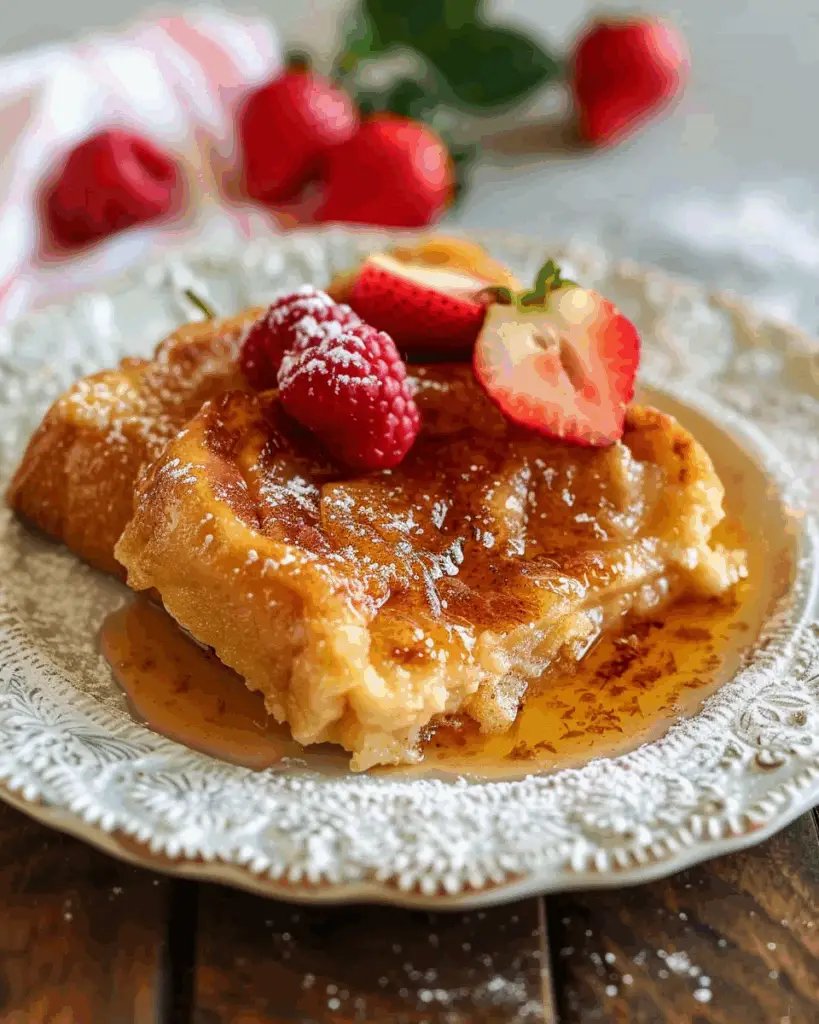 Overnight Crème Brûlée French Toast