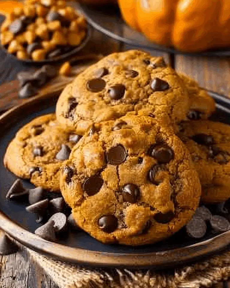 Pumpkin Chocolate Chip Cookies