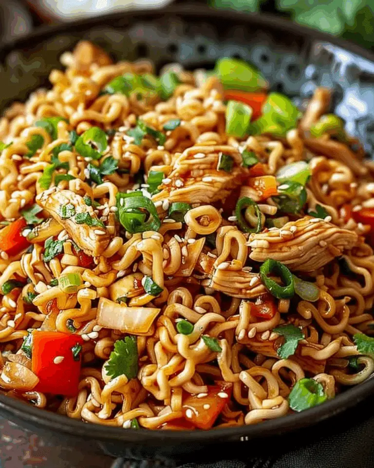 Quick & Tasty Chicken Ramen Stir Fry