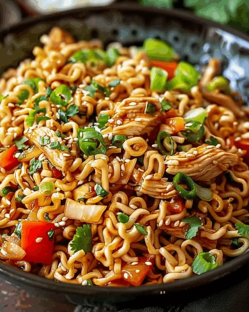 Quick & Tasty Chicken Ramen Stir Fry