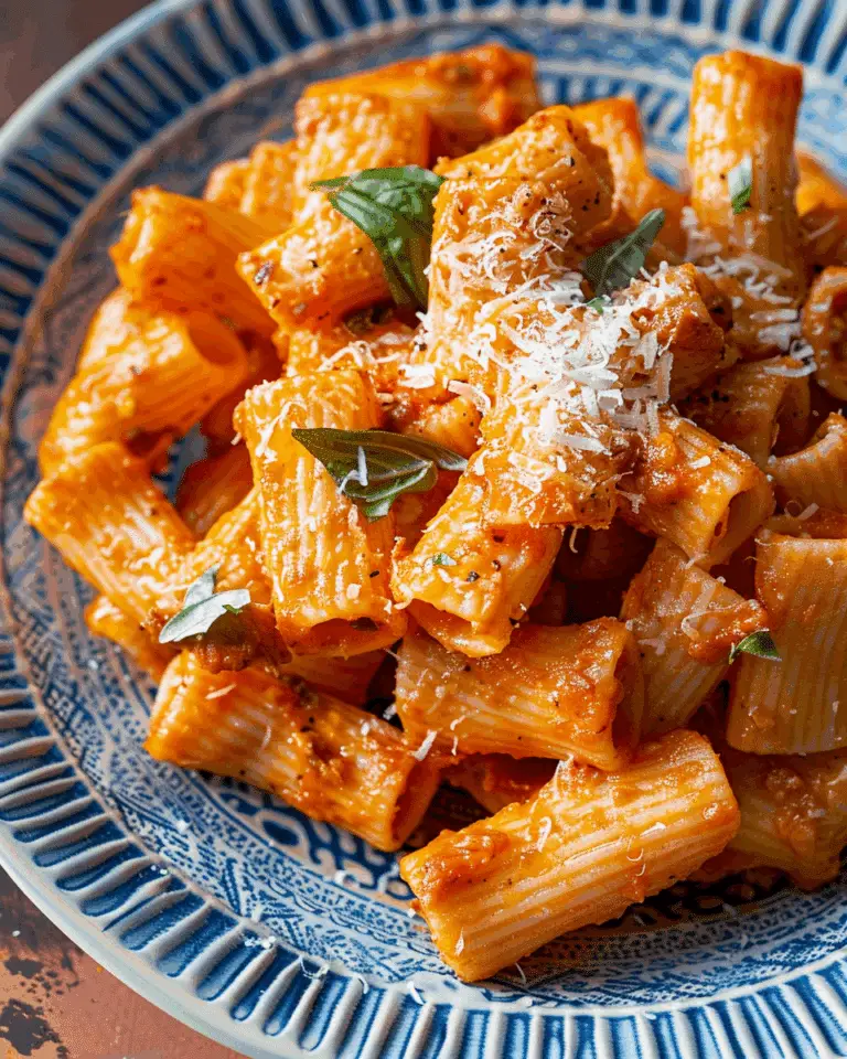 Roasted Red Pepper Rigatoni