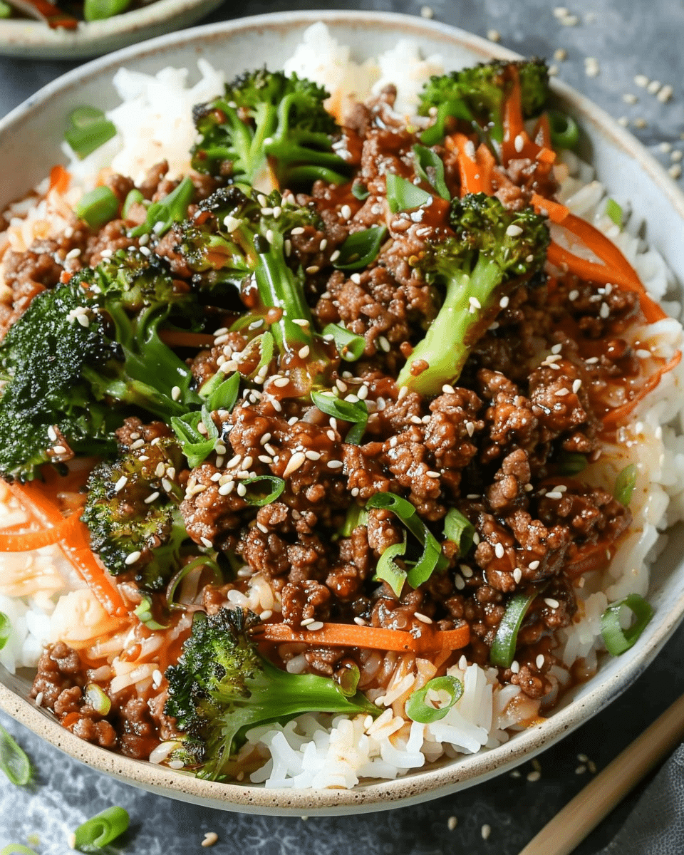 Teriyaki Ground Beef Stir-Fry