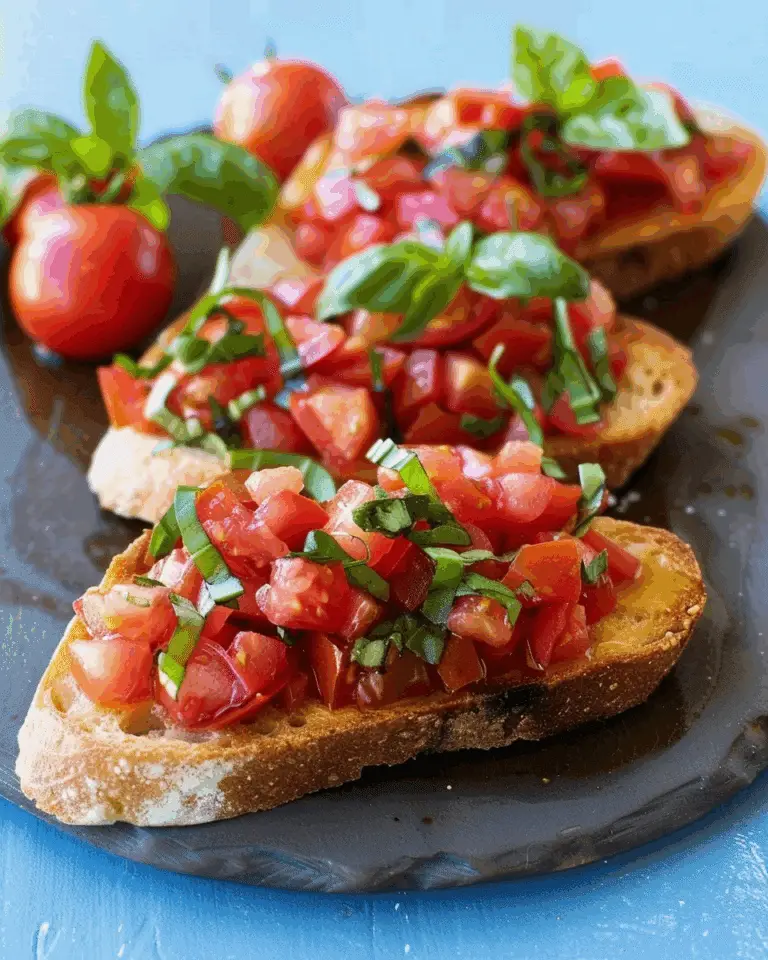 Tomato Basil Bruschetta