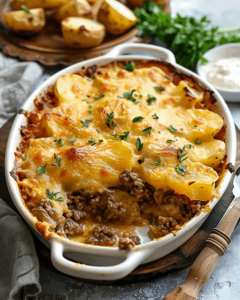 5-Ingredient Hamburger And Potato Casserole