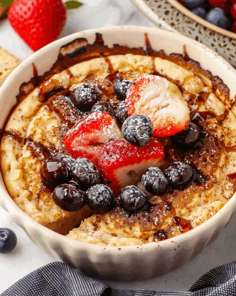 Baked Protein Pancake Bowls