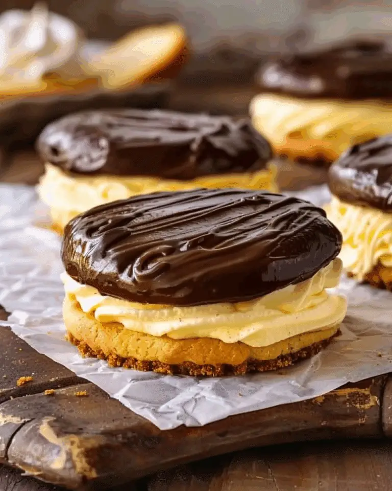 Boston Cream Pie Cookies