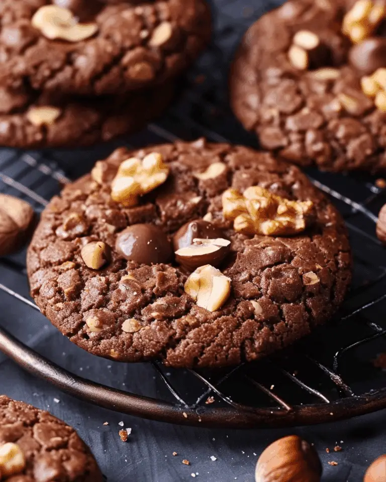 Chocolate Hazelnut Crunch Cookies