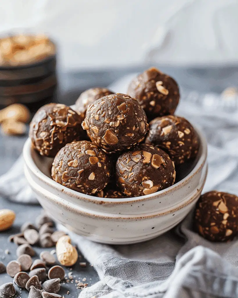 Chocolate Peanut Butter Protein Balls