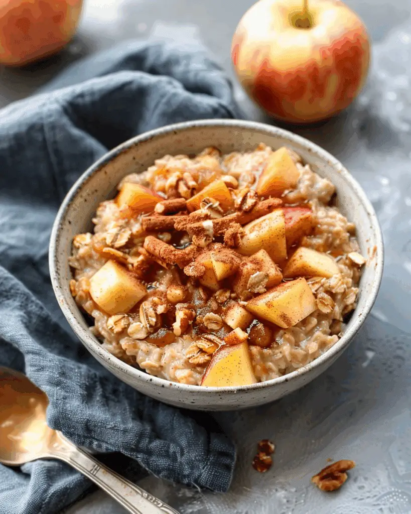 Cinnamon Apple Oatmeal Bowl