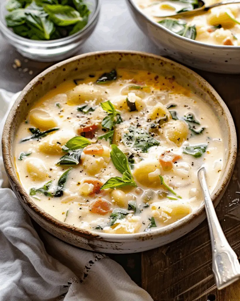 Creamy Gnocchi Soup